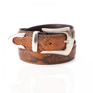 CINTURON SNAKE PITON MARRON