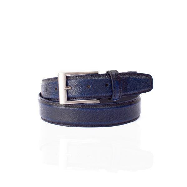 CINTURÓN GRANEADO AZUL